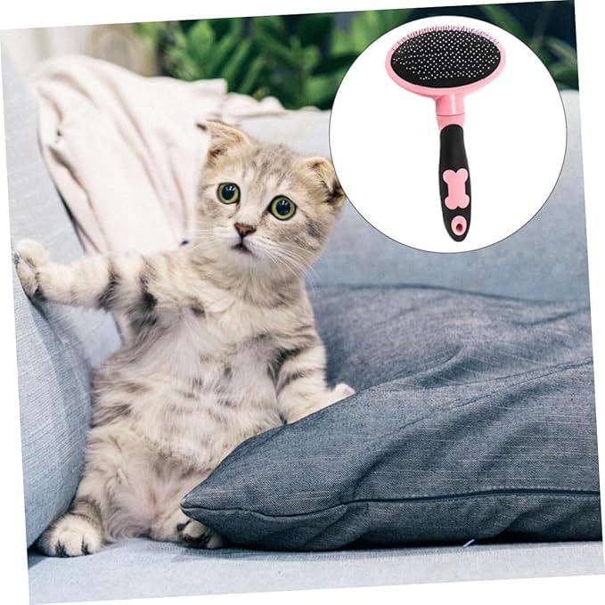 BESPORTBLE 1pc Cat Grooming Comb Tool Ergonomic Pet Brush for Cats Dogs Soft Teeth for Gentle Cleaning Shedding Lightweight Design Essential Pet Grooming Supplies