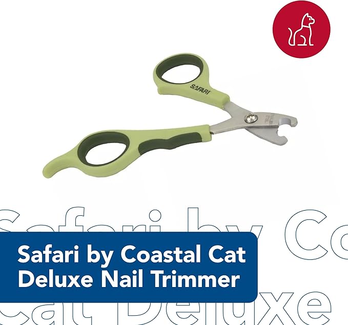 Coastal Pet- Safari - Cat Deluxe Nail Trimmer, No Color, One Size (5" L x 2.25" W)