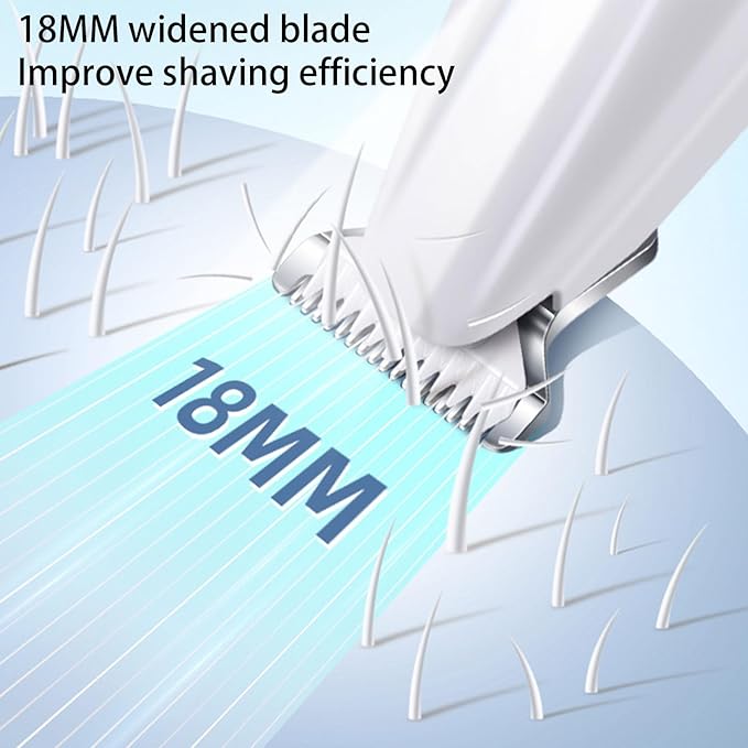 Peiiwdc Multibreeds Pet Paws Hair Trimmer with LED Light Ergonomic Low Noise Electric Hair Shaver Device for Grooming Supply Haircut Machine