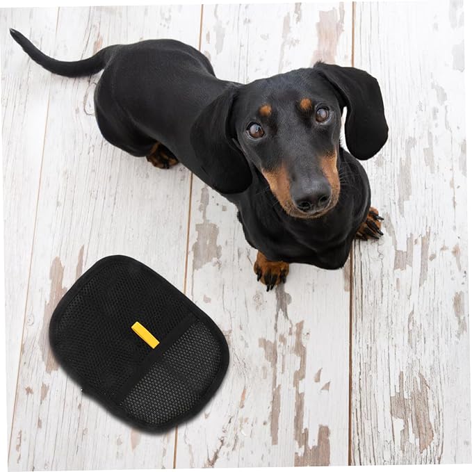 2pcs Double-Sided Pet Grooming Mitts Hair Removal Glove for Dogs and Cats Cat Grooming Tool Brush Pet Hair Remover Mitts for Easy Cleaning