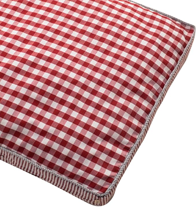 Dog Sofa Bed, Removable Washable Cover, 4 Season Universal, Soft Plush Plaid Cat Bed, Comfortable Pet Supplies (M)