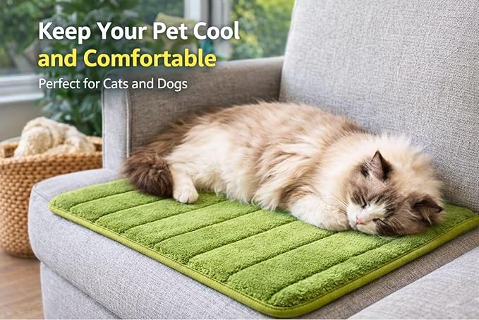 Washable Pet Bed Mat (23.6 x 15.8 Inch) – 3-Pack for Indoor/Outdoor Use, Soft Sleeping Mat for Cats, Small Pets, Kitty, Puppy, Rabbit – Cozy Bedding Pads for Pets Up to 20lbs