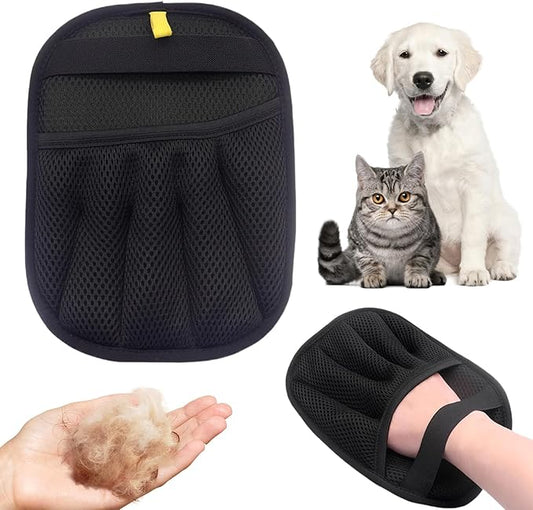 Pet Hair Remover Gloves for Cats Dogs, 2025 New Electrostatic Gloves Pet Hair for Hair Removal, Reusable Pet Grooming Gloves for Couch Furniture Carpet Car Seat (1 PCS)