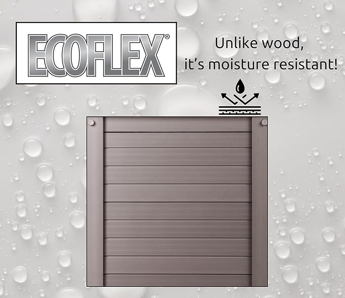New Age Pet ECOFLEX Freedom Litter Loo Moisture‑Resistant Enclosure & End‑Table, Non‑Toxic, Pull Out Drawer, Indoor Cat Furniture, Espresso Black