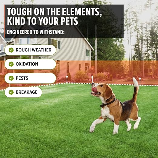Dog Fence Wire for Electric Dog Fence System, 1000 ft, Covers 1 Acre Area, Easy to Install, Compatible with reputable Underground Fence Brands, Durable, 20 Gauge Wire .025 Polyethylene Coated