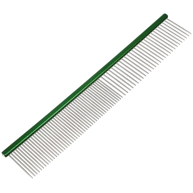 VANZACK Lovely Portable Pet Comb for Dogs and Cats Grooming Tool for Easy Detangling Removes and Dander for Daily Use