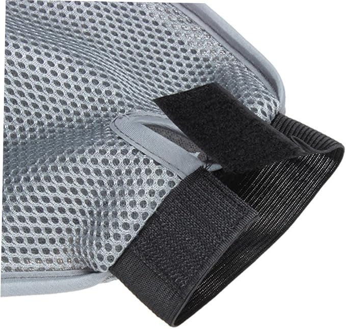 BESPORTBLE Dog Grooming Glove for Gentle Deshedding Dual-Sided Rubber and Steel Needle Mitt for Cats Dogs Horses and Rabbits All Fur Types Wet Dry Use