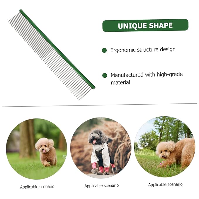 Portable Pet Hair Comb for Dogs and Cats Ergonomic Design for Daily Grooming and Knot Removal Convenient Pet Accessory