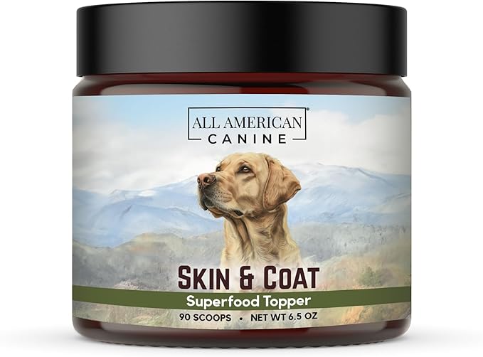Complete Skin & Coat Natural Protein-Enriched Powdered Supplement Food Topper | 90 Servings