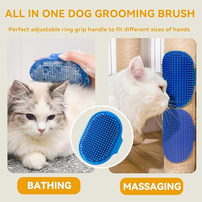 Valentines Day Gifts 2 Packs Pet Hair Removal Glove,Pet Hair Remover for Cat & Dog,New Upgraded Electrostatic Gloves Pet Hair,Reusable Electro Static Pet Hair Remover Electrostatic Gloves