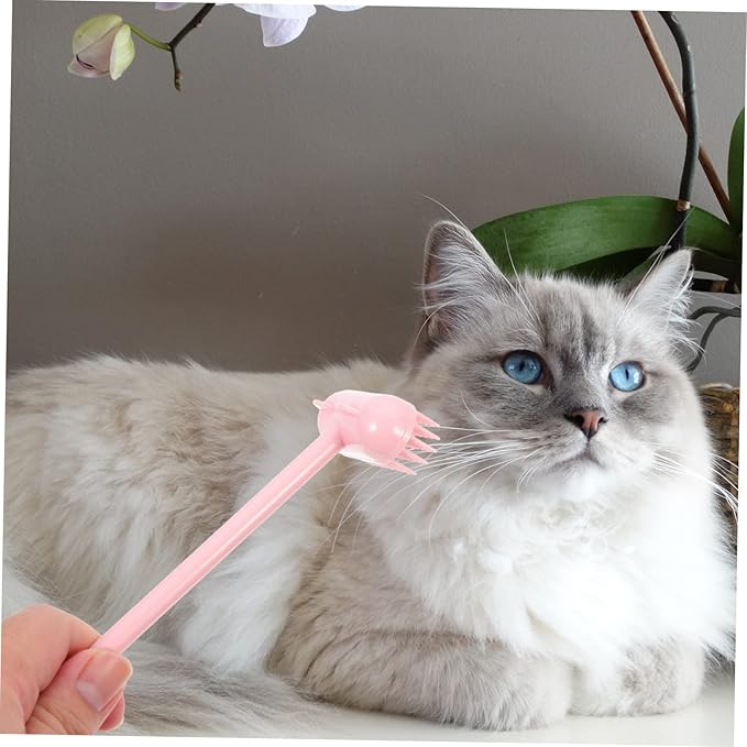 BESPORTBLE Grooming Brush for Cats Dogs Pet Massage Tool for Relaxation Shedding User-friendly Design for Knot Removal Gentle Grooming Cat Cleaning Accessory