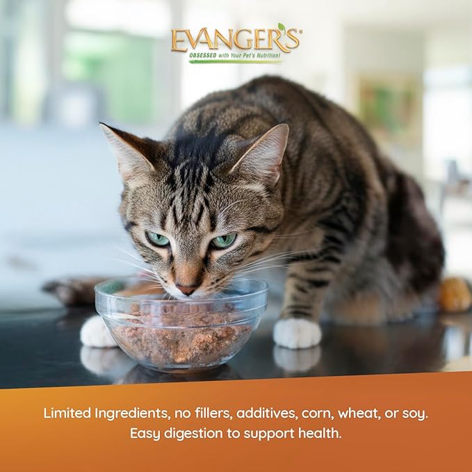 Evanger's Heritage Classics Beef It Up for Cats – 12 Count, 12.5 oz Each – Market Fresh Beef, Grain Free, Limited Ingredients, Traditional Loaf Style