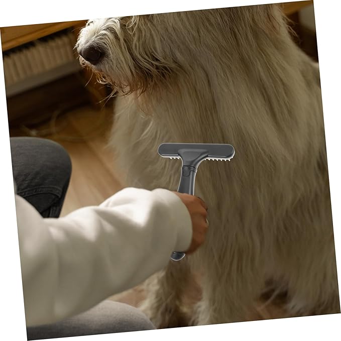 BESPORTBLE Stainless Steel Pet Comb Brush Double Rows Slicker for Dog Cat Grooming Undercoat Rake for Curly Hair