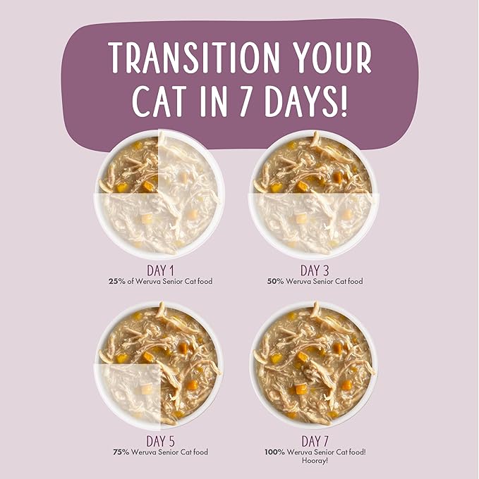 Weruva Senior Cat Food, Timeless Tails Variety Pack, 3oz Can, Pack of 12