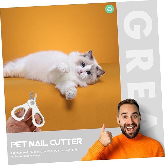 1Pc Portable Cat Nail Clipper Pet Nail Scissor for and Accurate Grooming for Cats and Pets Material Easy to Use