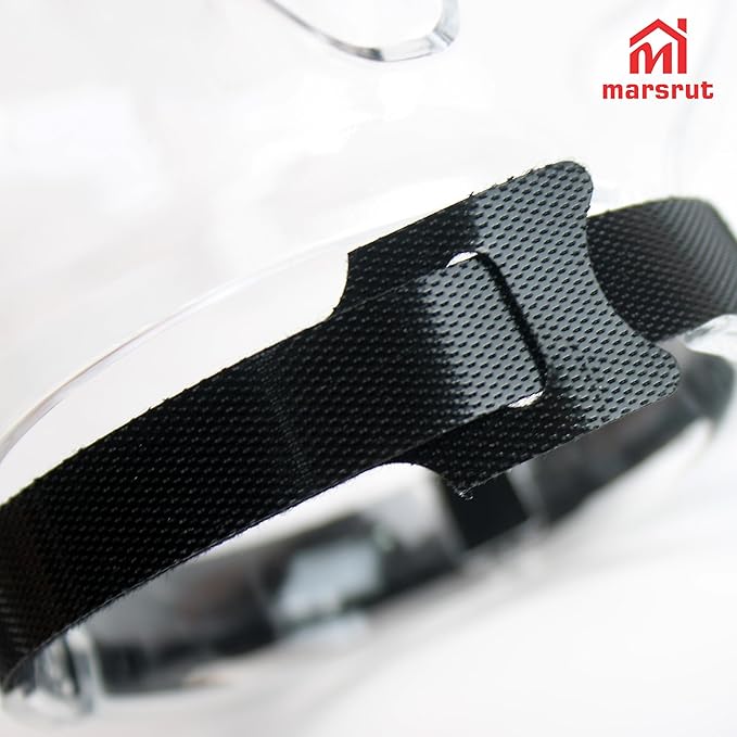 Cat Transparent Muzzle for Grooming, Bathing, Nail Trimming Shaving, Pet Anti-bite Astronaut Helmet, Help for Aggressive Kitten, Anti-Lick, Biting, Chewing, Breathable & Adjustable Ball Mask