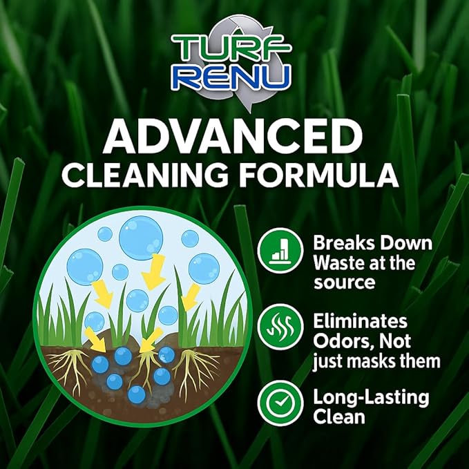 Tr10132 Bio-Enzymatic Cleaning Solution for Synthetic/Artificial Turf and Pet Odor Control with Sprayer, 32-Ounce