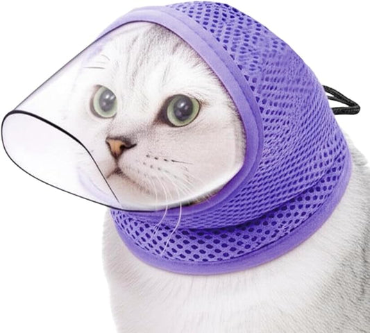 Cat Muzzle for Grooming | Breathable Adjustable Anti Bite Mesh Cover | Nail Trimming Muzzle,for Restraint Prevent Protection Bite Biting Chewing Scratching Pet Nail Trimming Costumes