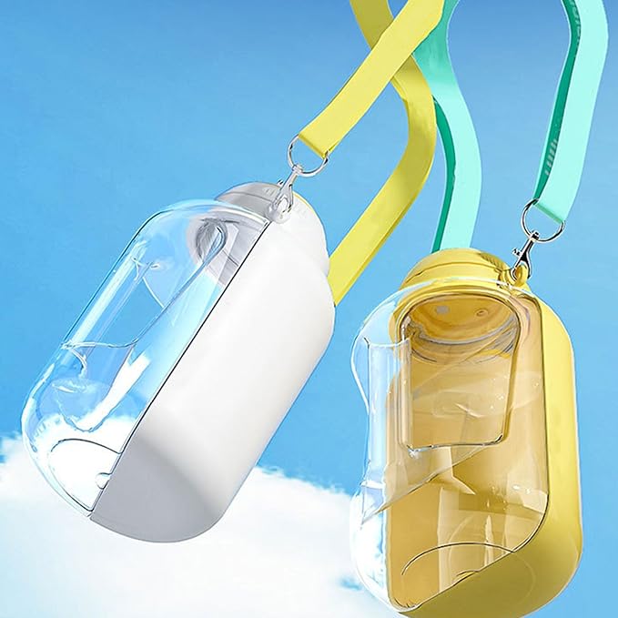 Portable Pet Water Food Feeding Bottles Large Capacity Dog Bottle Travel Food Container Drink Dog Supply Pet