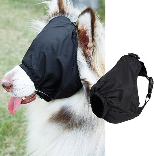 Dog Grooming Head Wrap Soft Pet Eye Covering Fear Reduction Soothing Supply Bathing Blowing Drying Tool Dog Grooming Accessories