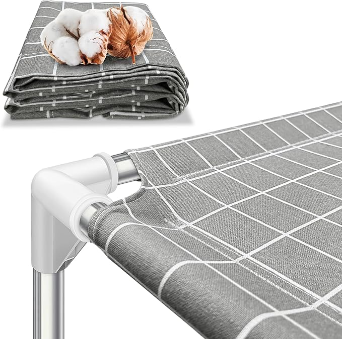 Elevated Dog Bed Pet Cot - Dog Cots Beds for Large Dogs | Detachable Raised Cat Dog Pet Bed for Large Dogs