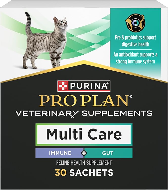 Purina Pro Plan Veterinary Multi Care Feline Cat Supplement 30 ct. Box (Pack of 3)