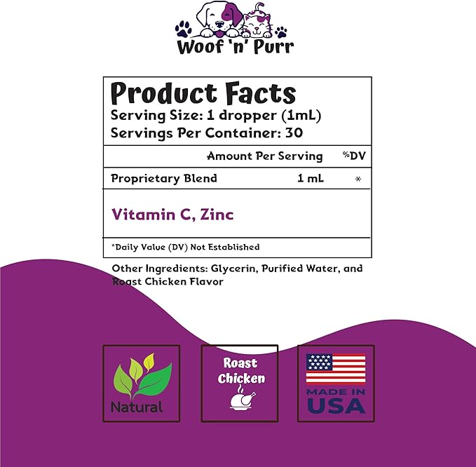 Immune Support for Cats - Helps to Support a Healthy Immune System - Cat Immune Booster - Cat Immune Support - Cat Immune Supplement - Immune Support Cats - Cat Immune Support Supplement - 1 fl oz