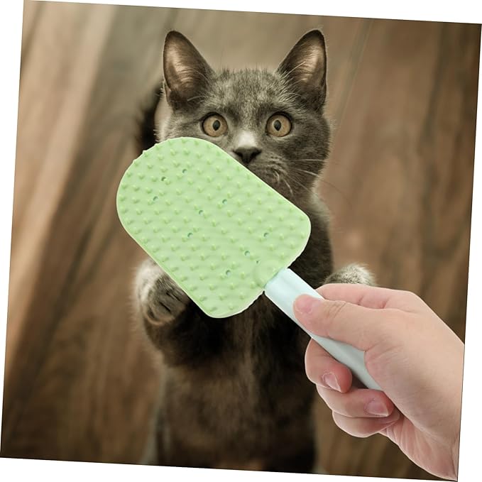 3pcs Cat Grooming Brush for Haired Cats Shedding Removal Tool Ergonomic Handle for Comfortable Indoor Grooming
