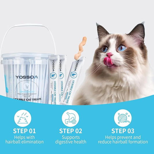 100tubes Cat Treat Snack Wet Lickable Squeeze Stick Lickable Treats Dogs & Cats Omg3 Squeezable Creamy Purée Cat Snack Chicken Lickables with Multivitamin pet Treats Healthy Grain-Free