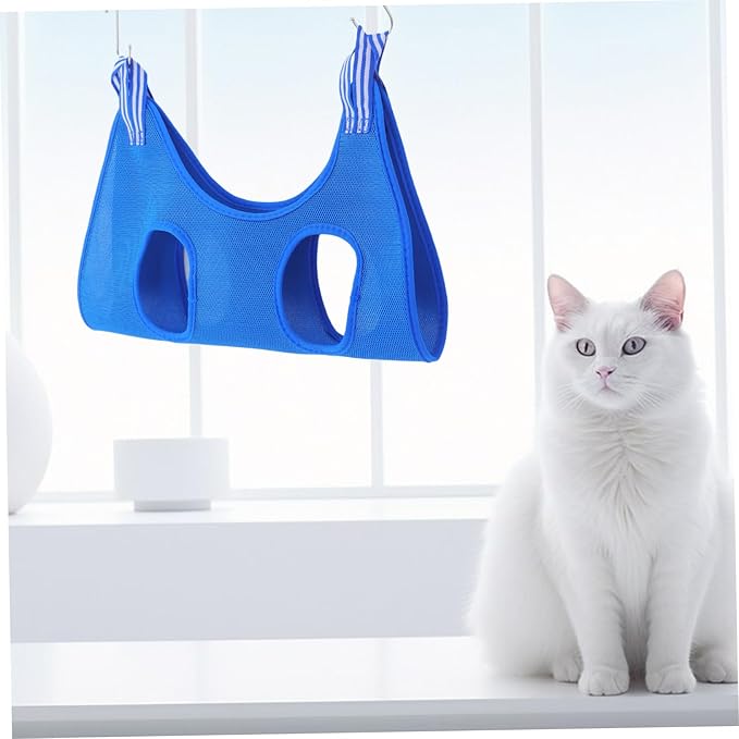 Pet Hammock for Cats and Dogs Space-Saving Grooming Sling for Nail Clipping and Trimming Versatile Design for Home Decor Comfortable