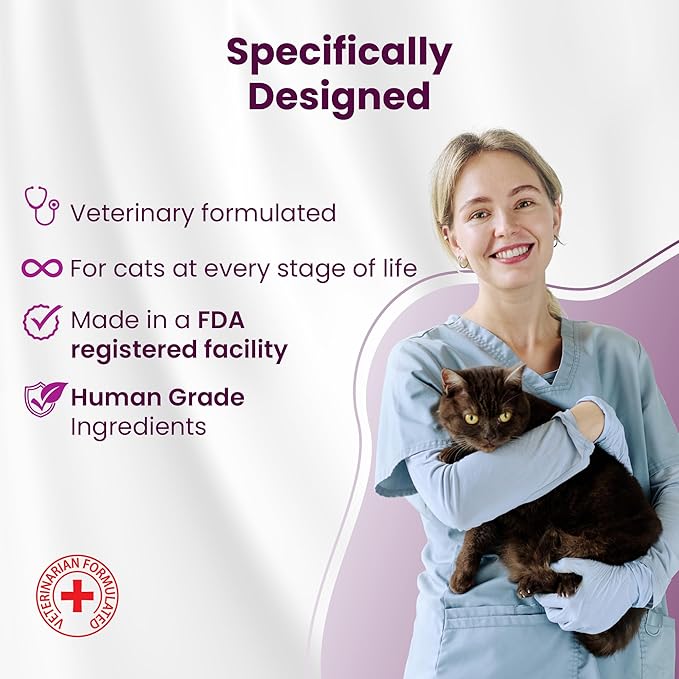 Bio PetActive DermaCAT Skin & Coat Health Supplement Paste for Cats with Biotin, Flaxseed Oil Omega-3, Collagen, Zinc, Prebiotic MOS & Vitamin E – Supports Shiny Coat, Minimize Shedding – 3.38 oz