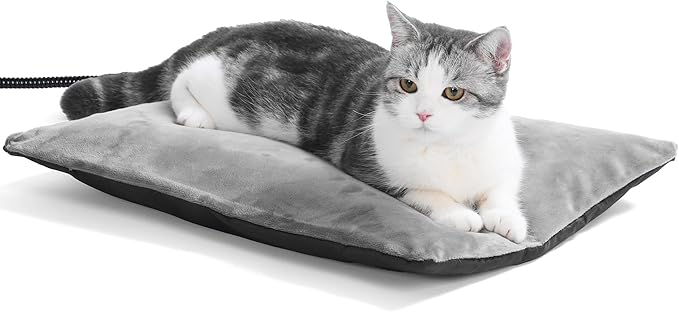 Outdoor Heating Pad，Heating Pet Bed for Small, Medium, Large and Dogs/Cats - Auto Temperature Control Outdoor Heated Pet Pad. (L -20 x 16 inch)