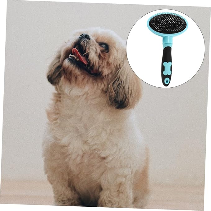 Happyyami Cat Brush Grooming Tool Pet Comb Cat Hairbrush for Long Fur for Shedding