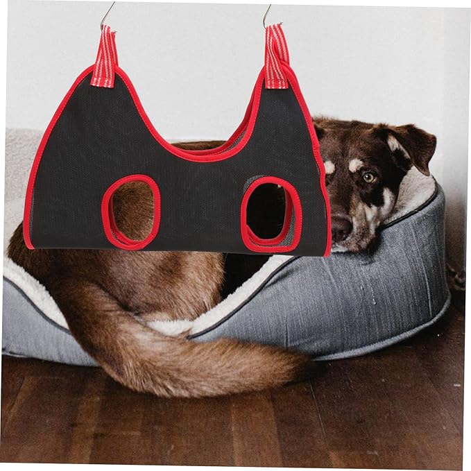 VANZACK 1set Pet Grooming Hammock for Small to Medium Cats Dogs Sturdy Nail Trimming Assistant Pet Comb and Clipper for Home Shops Random Accessories