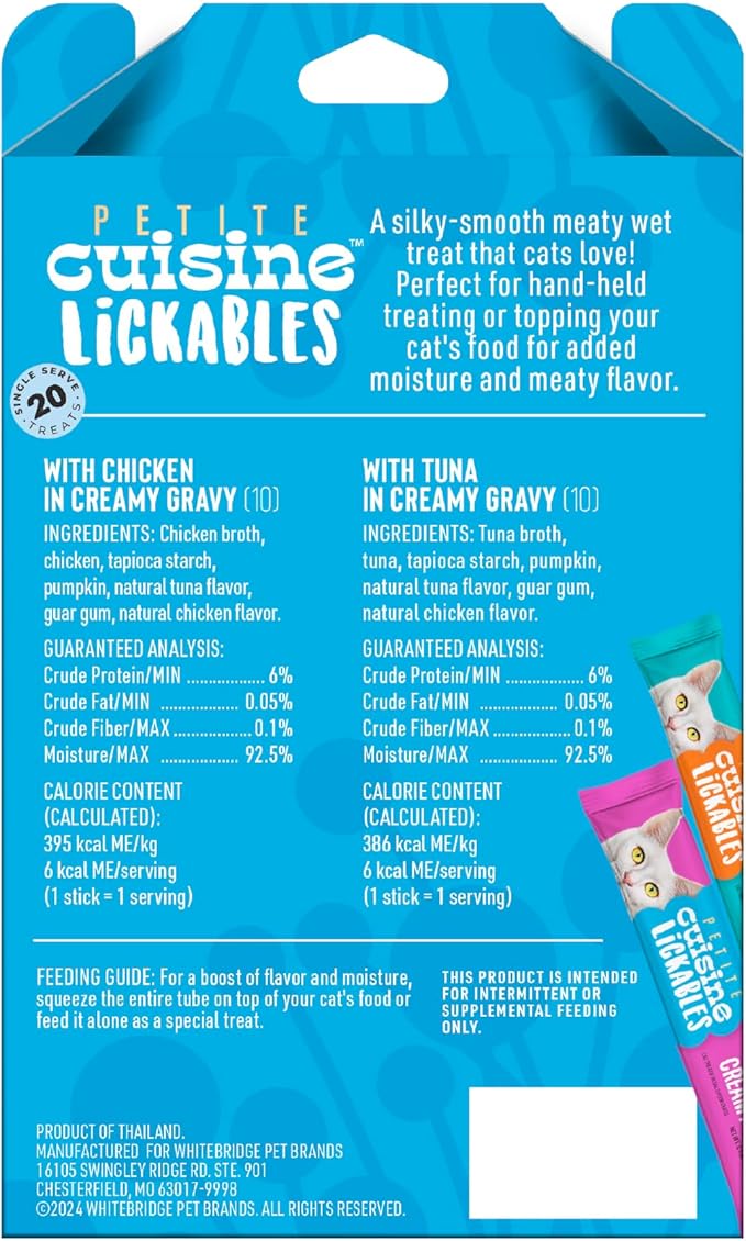 PETITE CUISINE Lickables Variety Pack, 0.5 oz. (20 Count)