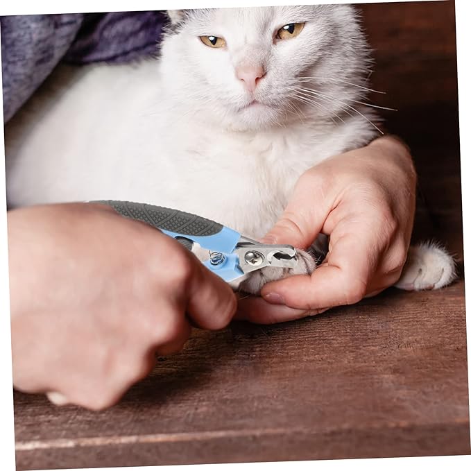 Garneck Convenient Cat Clipper Professional Pet Nail Trimmer Ergonomic Design for Safe Easy Clipping Portable Cat Grooming Tool