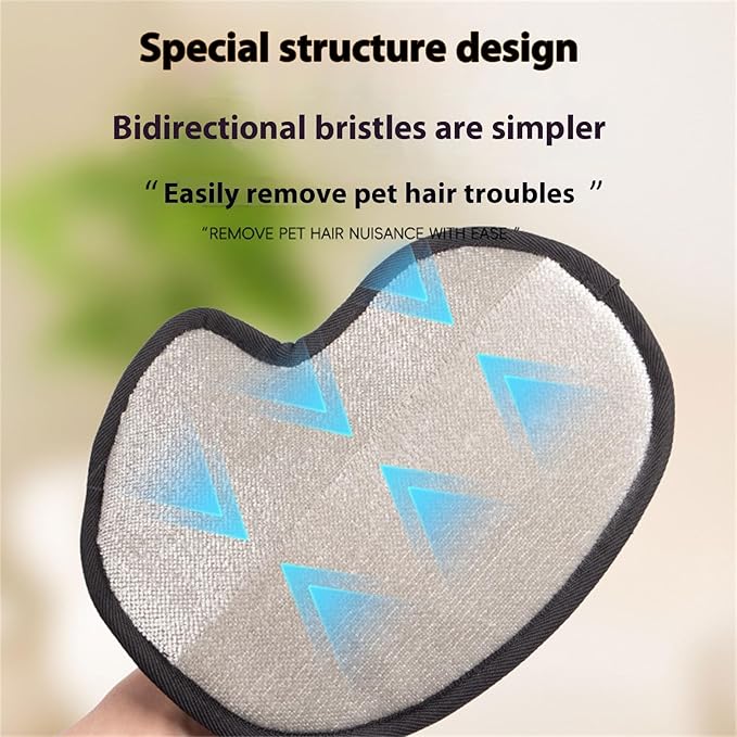 Pet Grooming Glove Double Side Hair Remover Brush Removes Shedding Hair for Dog Cats Grooming Supply Pet Grooming Tool