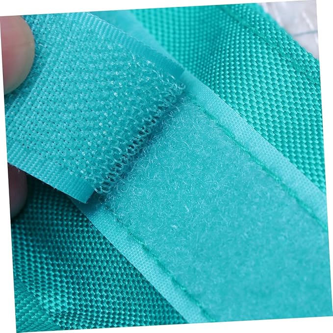 BESPORTBLE Multi-Functional Cat Grooming Bag Fixed Pouch for Bathing Nail Trimming and Medicine Administration Breathable Durable Design for Pet Cats Deep Green
