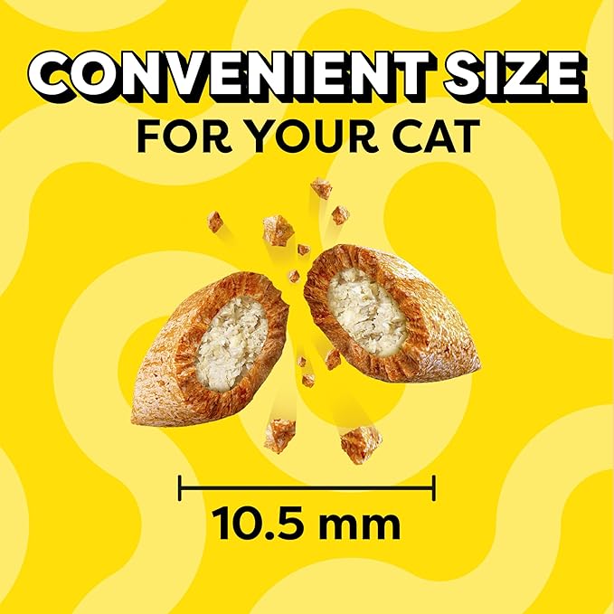 Temptations Cat Treats Classic Crunchy and Soft Cat Treats, Tempting Tuna Flavor, 3 oz. Pouch (Pack of 12)