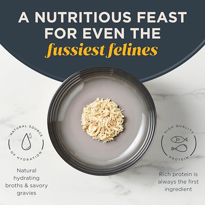 Reveal Natural Wet Cat Food, Limited and Natural Ingredients, Grain Free, High Protein with No Artificial Additives, Chicken Breast with Duck in Broth (18 x 2.12 oz Easy Peel Pots)