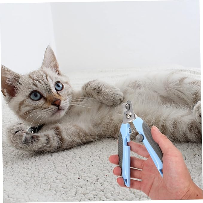 Happyyami Convenient Cat Nail Clipper Ergonomic Design for Easy Grooming Suitable for Cats and Dogs Non- for Home