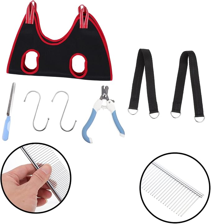 PET Grooming Hammock for Dog and Cat Nail Trimming Adjustable PET Hanging Harness Easy to Use Grooming Supplies