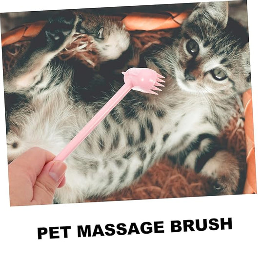 YARNOW Self-grooming Cat Brush Pet Cleaning Tool Paw Cleaner for Dogs Massage Scratch Brush Hair Removal Cat Accessory