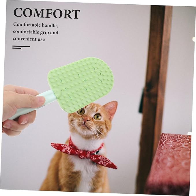 3pcs Cat Grooming Brush for Haired Cats Shedding Removal Tool Ergonomic Handle for Comfortable Indoor Grooming