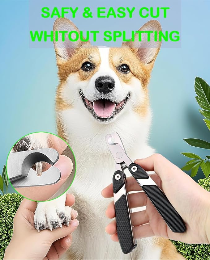 Dog Nail Clippers with Foldable Design Cat Nail Trimmer