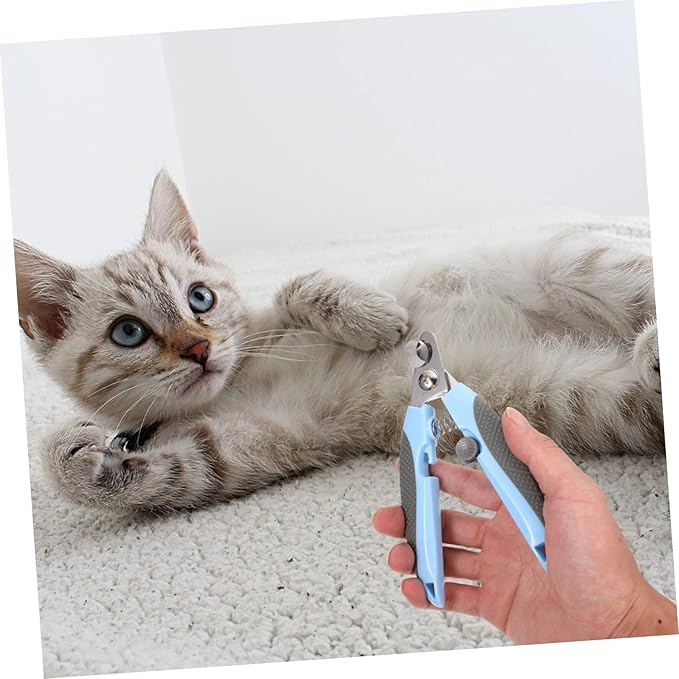 Totority Household Cat Nail Clipper Ergonomic Design Blades for Easy Trimming Portable Pet Grooming Tool for Cats and Animals Safe Comfortable Use