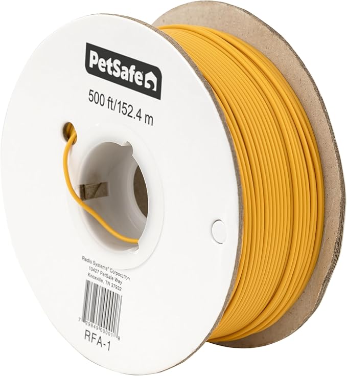 PetSafe Underground Dog Fence Wire (500 Foot) Create Your Boundary, Electric Dog Fence Wire (Yellow) - from The Parent Company of IFB