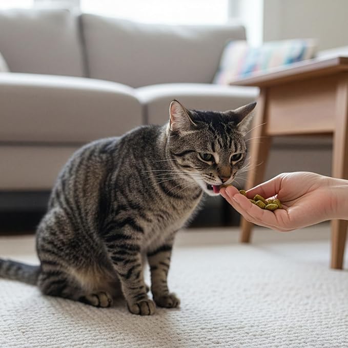 Fieldcrest Farms Nothin’ to Hide Collagen Cat Treats – Crunchy & Creamy Cat Snacks, High-Protein Healthy Treats for Skin, Coat & Joint Support, Catnip Flavor, 3 oz.