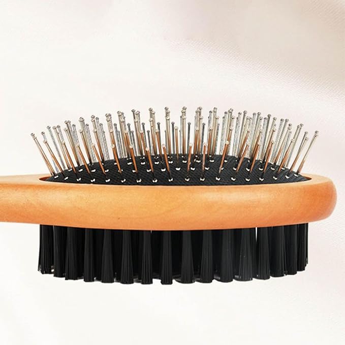 Cat Grooming Brush | Double-Sided Comfort Grip,Pet Brush Cat Comb for Shedding,for Massage Shower Outdoor Home Bathroom Puppy Kitten Bathing Washing Cleaning