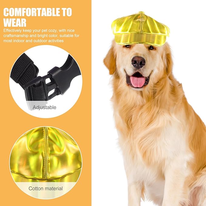 Dog Hat Baseball Cap for Small Dogs Bright Color XL Wear-Resistant Decor Portable for Outdoor Use and Pet Supplies